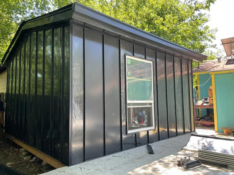 Black standing seam metal wall panels for Roof Inspection in Holmdel