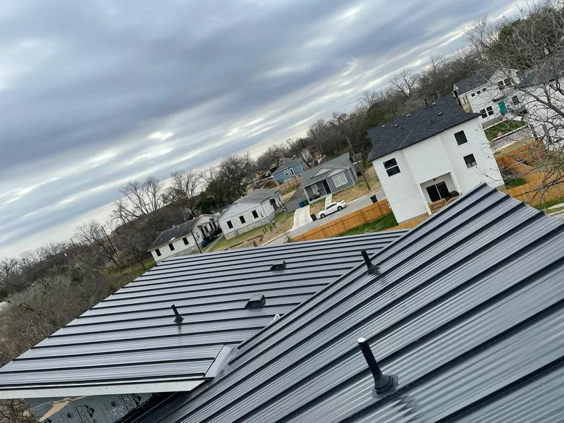 Standing seam metal roof panels with vents for Skylight Repair in Holmdel